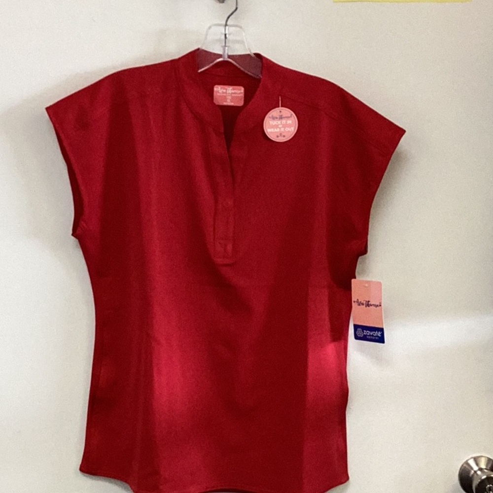 Red Women's Scrub Top